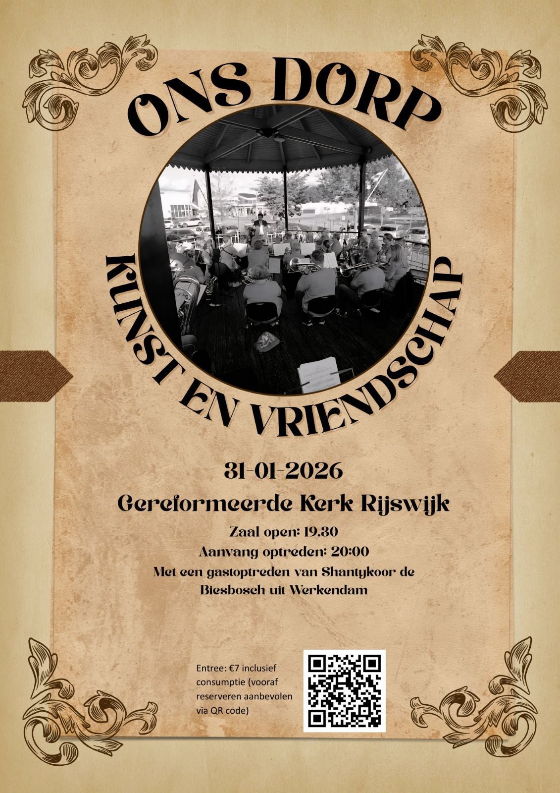 Poster van evenement Ons dorp